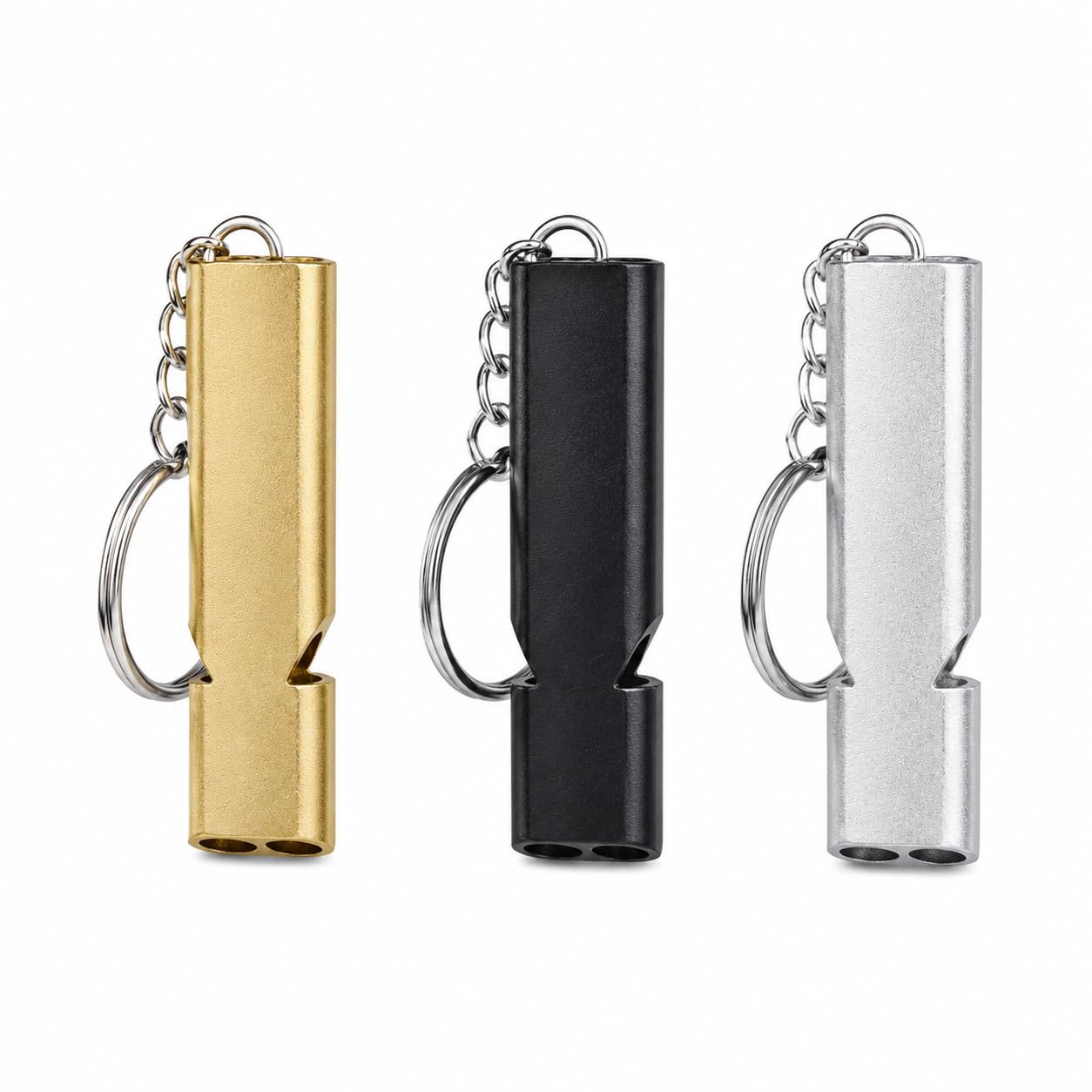 Amazon.co.jp: ホイッスル 防災 防犯 アルミ製 3個セット 大音量 120dB